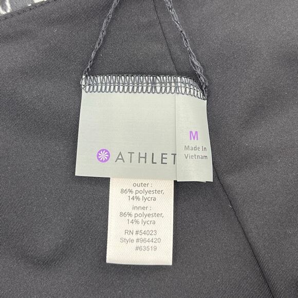 Athleta Inverse Reversible Drape Neck Sleeveless Black Pink - Picture 6 of 12